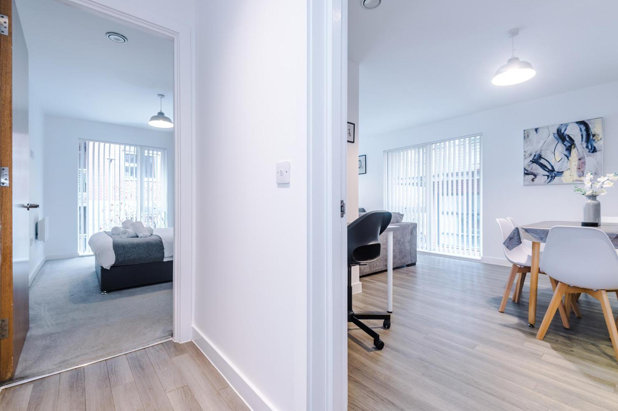 Hilltop Serviced Apartments- Northern Quarter Manchester Bilik gambar