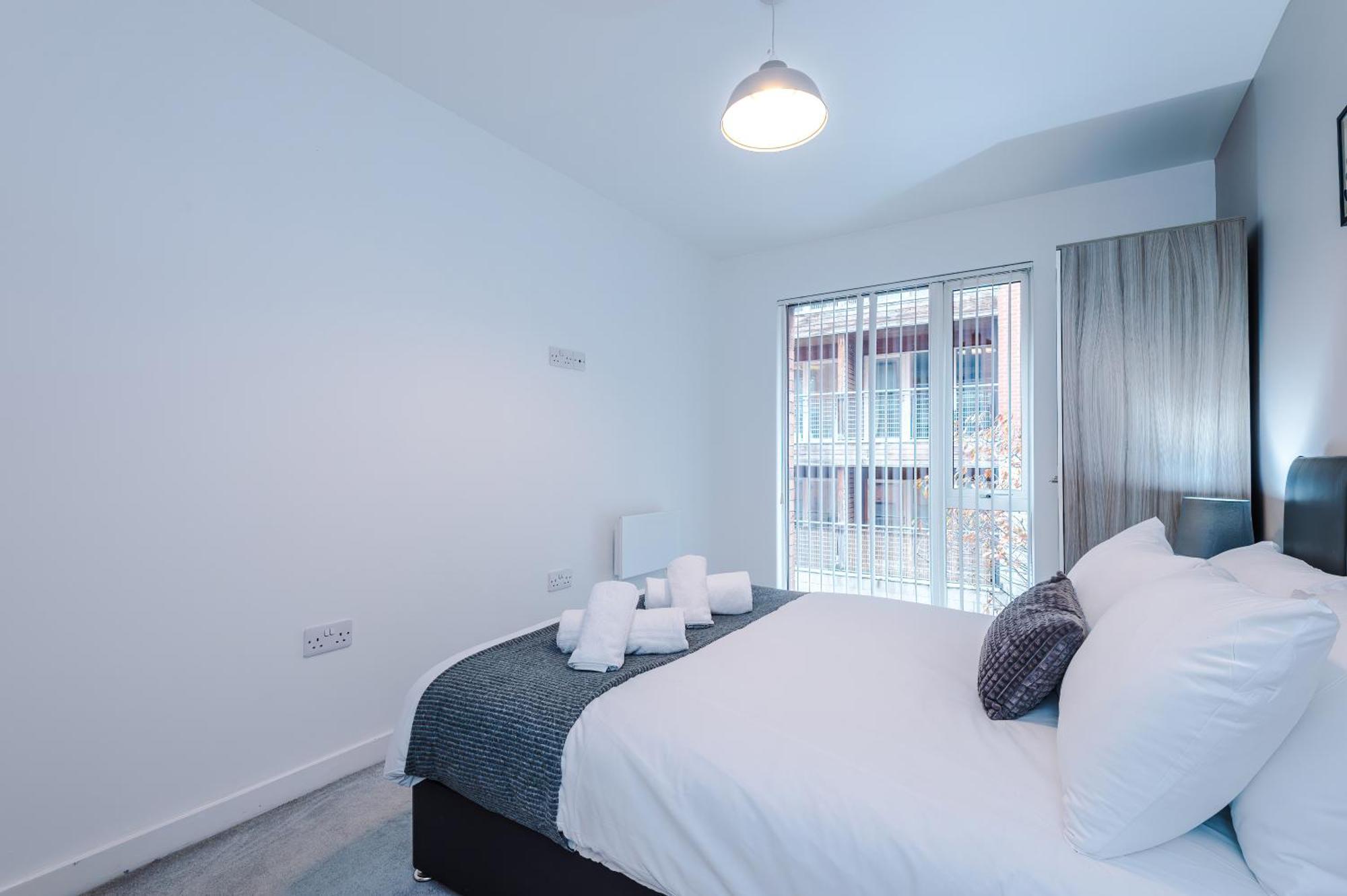 Hilltop Serviced Apartments- Northern Quarter Manchester Bilik gambar