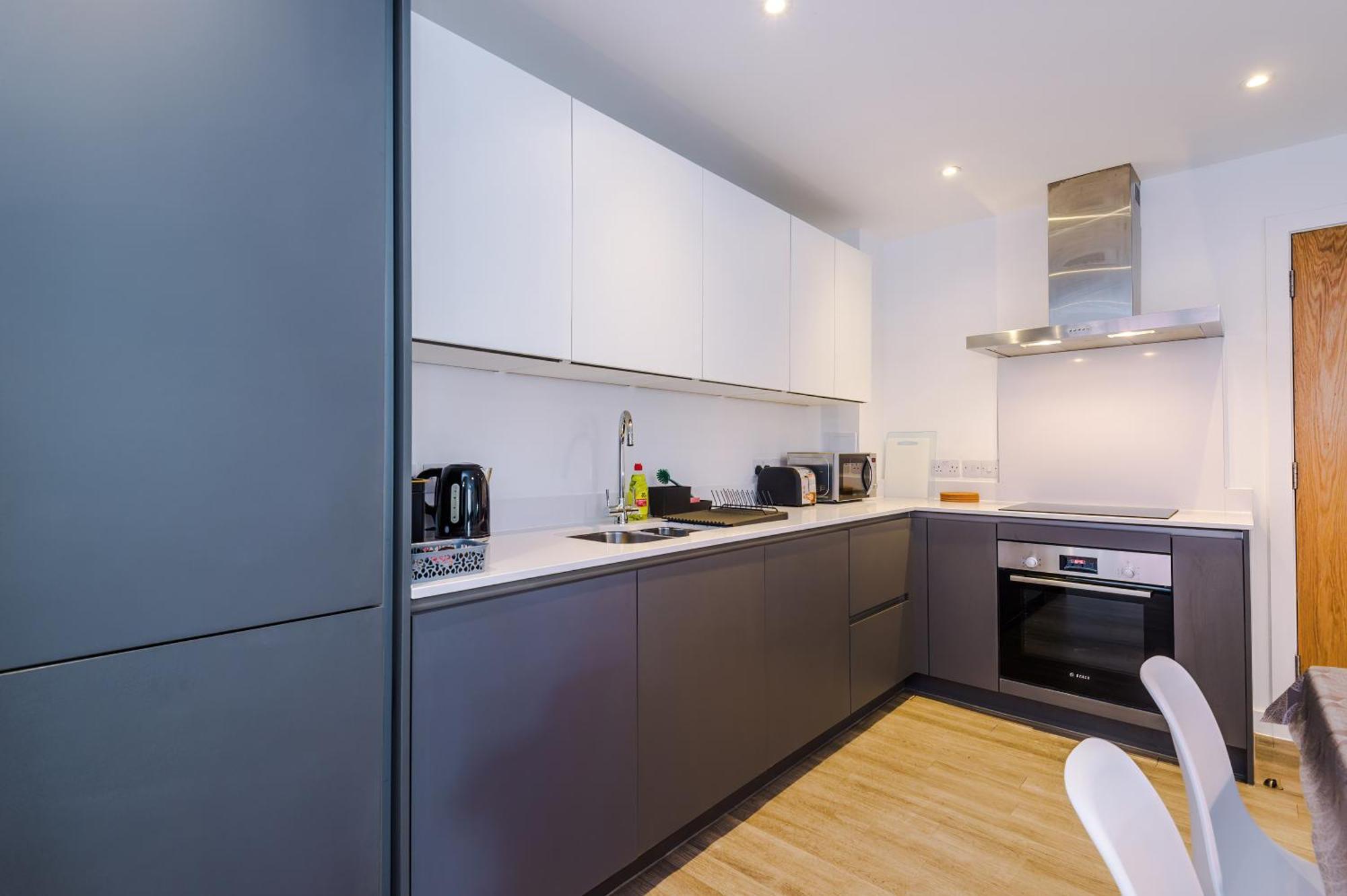 Hilltop Serviced Apartments- Northern Quarter Manchester Bilik gambar
