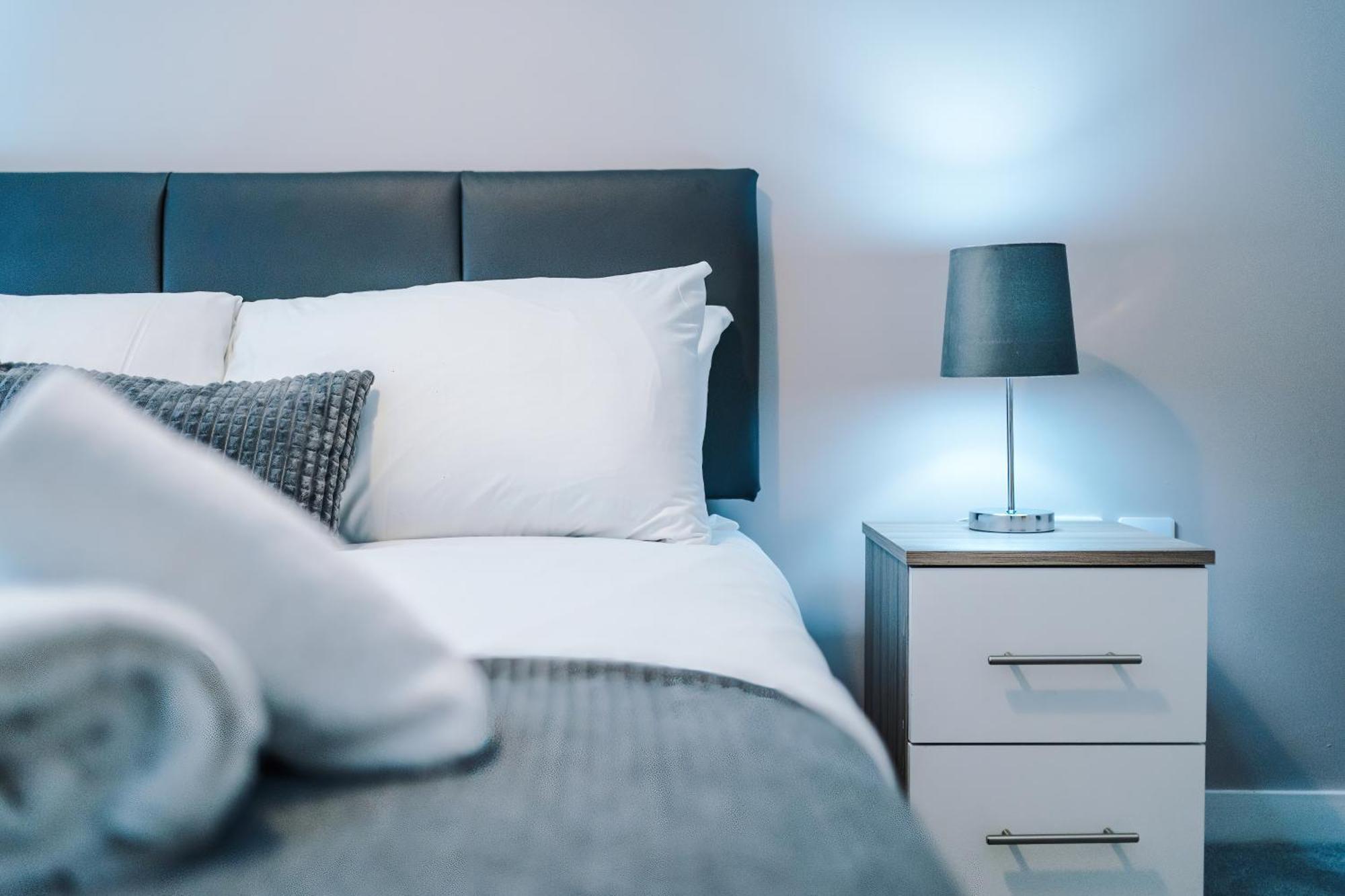 Hilltop Serviced Apartments- Northern Quarter Manchester Bilik gambar