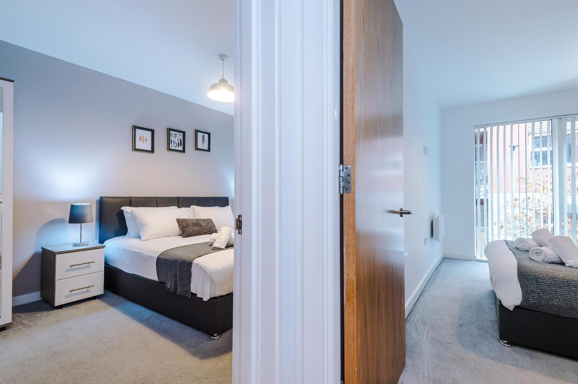 Hilltop Serviced Apartments- Northern Quarter Manchester Bilik gambar