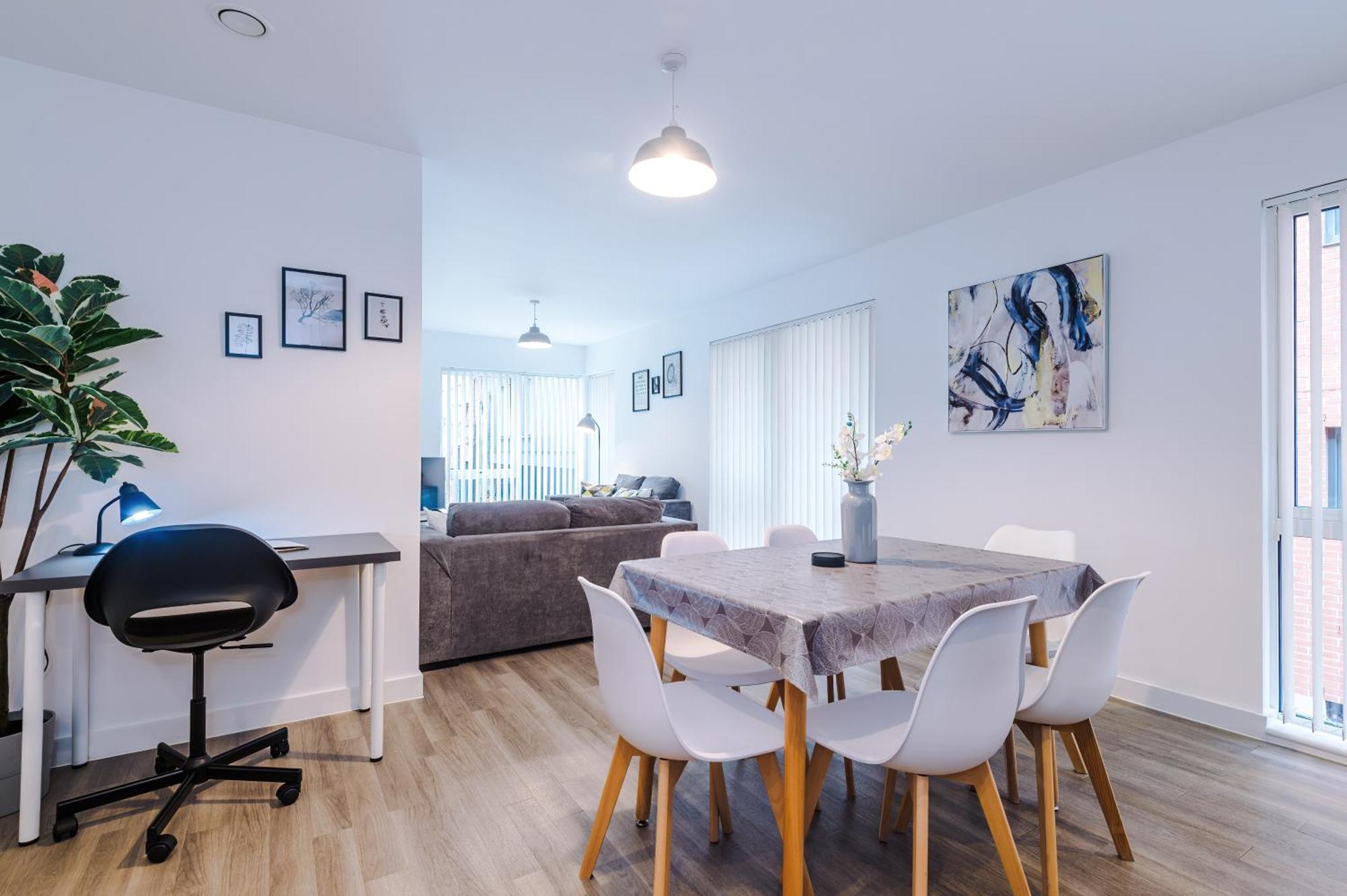 Hilltop Serviced Apartments- Northern Quarter Manchester Bilik gambar