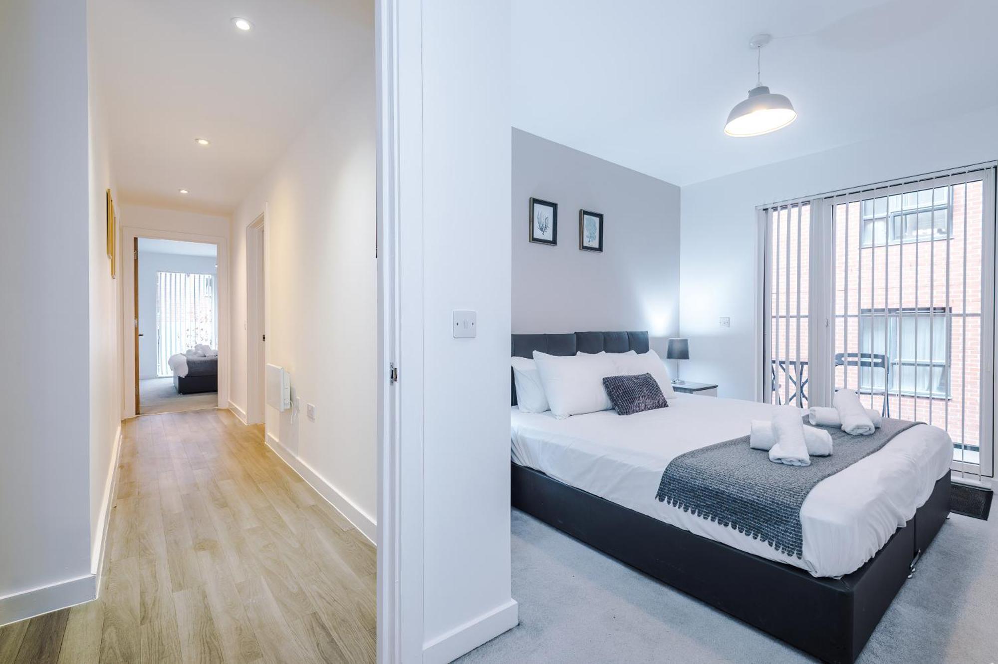 Hilltop Serviced Apartments- Northern Quarter Manchester Bilik gambar