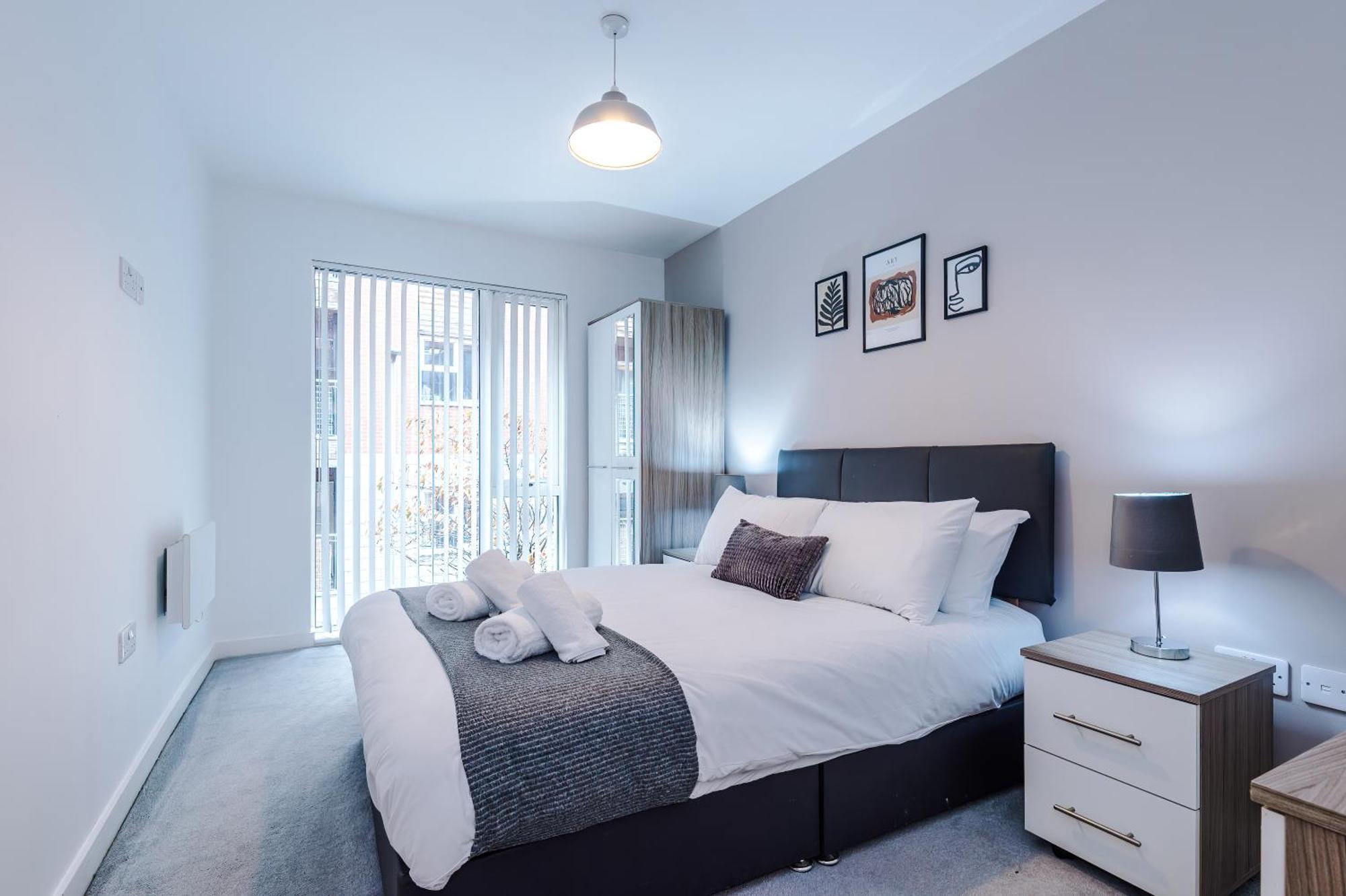 Hilltop Serviced Apartments- Northern Quarter Manchester Bilik gambar